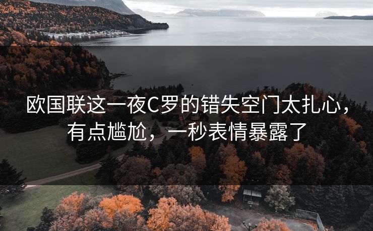 欧国联这一夜C罗的错失空门太扎心，有点尴尬，一秒表情暴露了